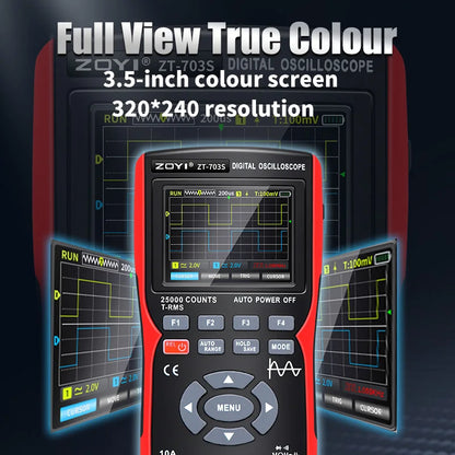 3-in-1 50MHz Digital Multimeter & Oscilloscope by HitMyNeed