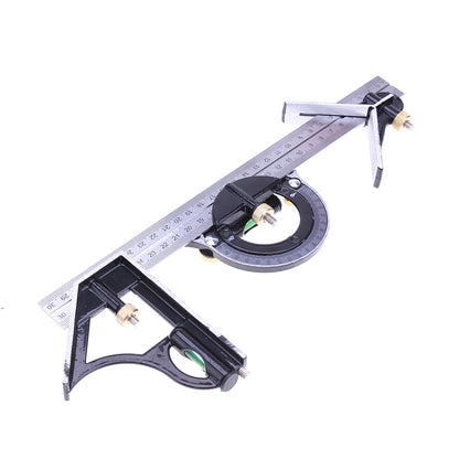 3-in-1 Adjustable Combination Ruler, Square & Protractor by HitMyNeed