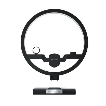 3-in-1 Apple Wireless Charger with Dimmable Night Lamp by HitMyNeed