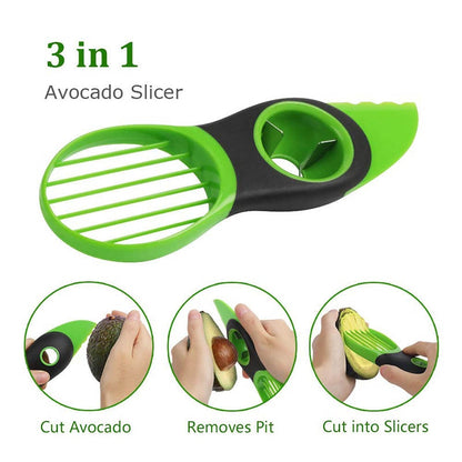 3-in-1 Avocado Slicer, Pitter and Peeler Tool by HitMyNeed
