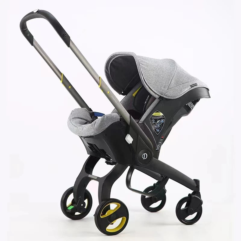 3-in-1 Baby Stroller and Infant Car Seat Travel System gray by HitMyNeed