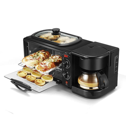 3-in-1 Breakfast Maker with Oven, Frying Pan & Coffee by HitMyNeed