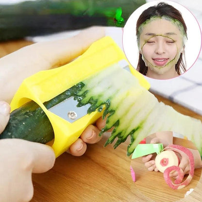 3-in-1 Cucumber Slicer, Peeler & Knife Sharpener by HitMyNeed