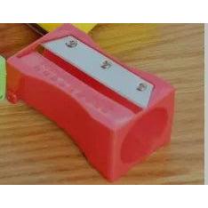 3-in-1 Cucumber Slicer, Peeler & Knife Sharpener red by HitMyNeed