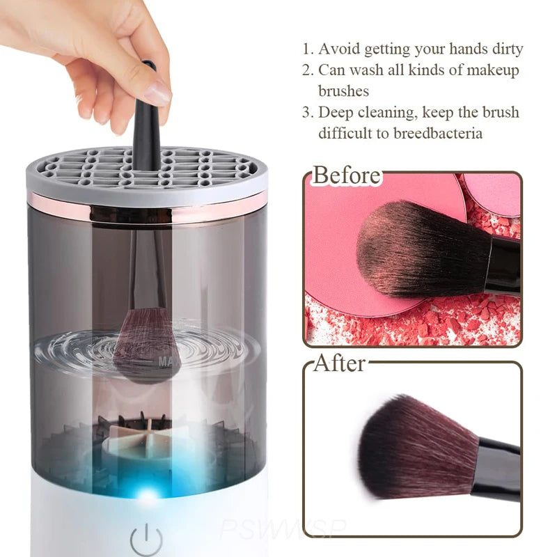 3-in-1 Electric Makeup Brush Cleaner & Dryer by HitMyNeed