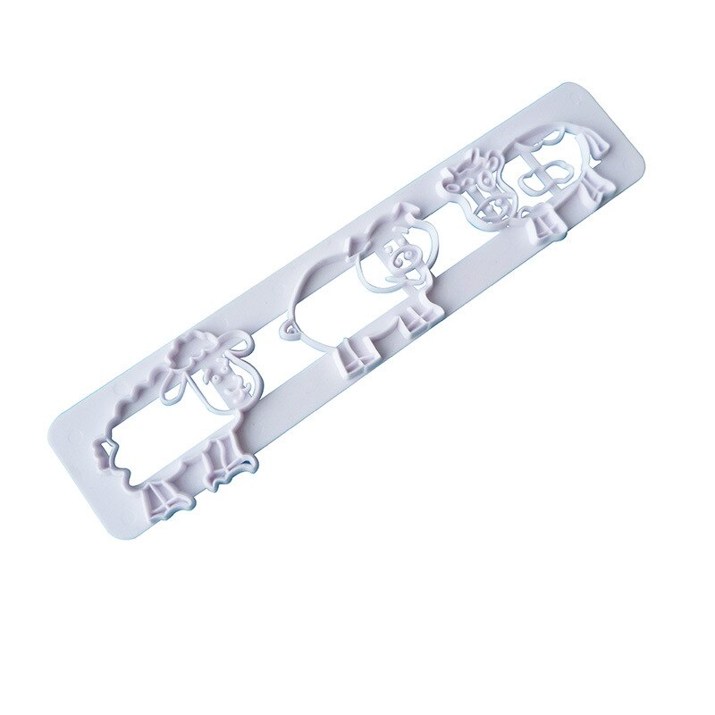 3-in-1 Farm Animal Cookie Cutter Set by HitMyNeed