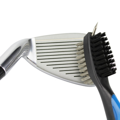 3-in-1 Golf Club Cleaning Brush & Groove Cleaner with Retractable Zip-Line by HitMyNeed