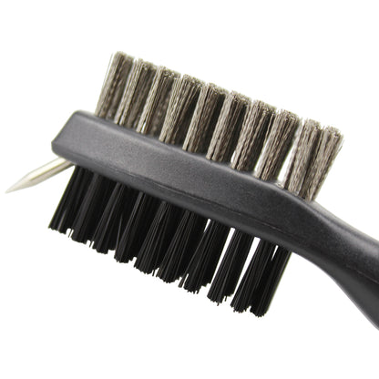 3-in-1 Golf Club Cleaning Brush & Groove Cleaner with Retractable Zip-Line by HitMyNeed