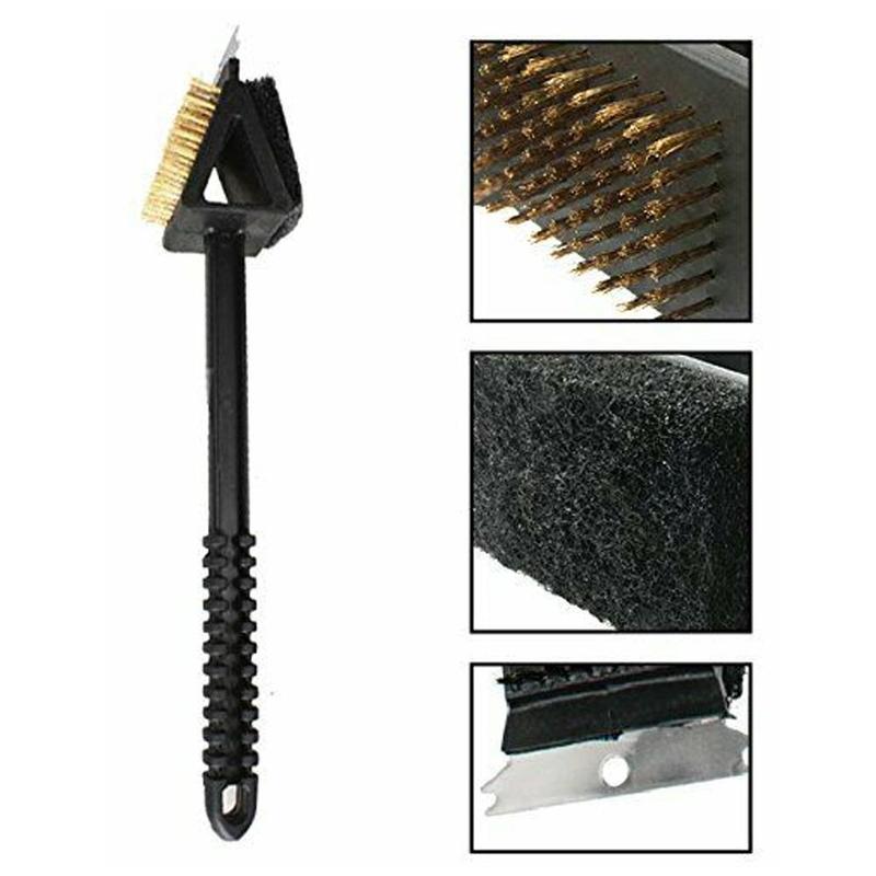 3 in 1 Grill Brush Cleaner with Scraper by HitMyNeed