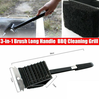 3 in 1 Grill Brush Cleaner with Scraper by HitMyNeed