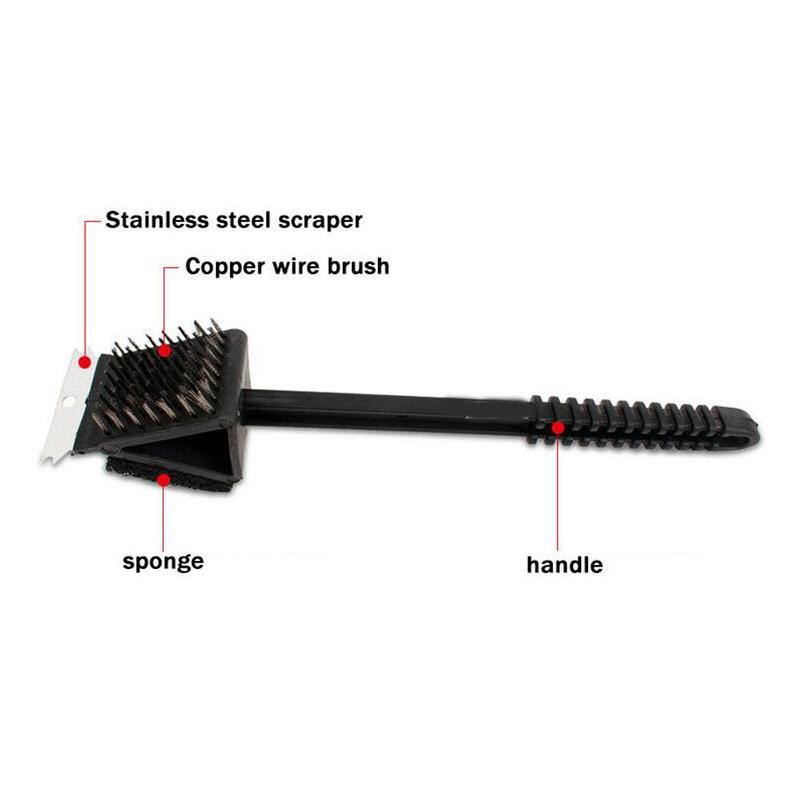 3 in 1 Grill Brush Cleaner with Scraper by HitMyNeed