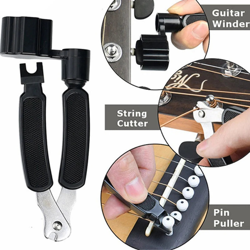 3-in-1 Guitar String Winder, Cutter & Pin Puller by HitMyNeed