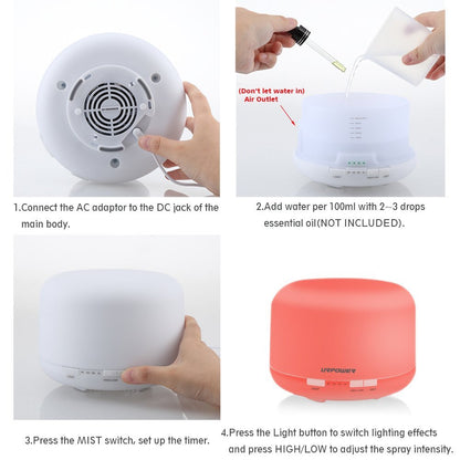 3-in-1 LED Ultrasonic Humidifier & Oil Diffuser by HitMyNeed