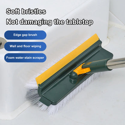3-in-1 Long Handle Floor Scrub Brush with Squeegee by HitMyNeed