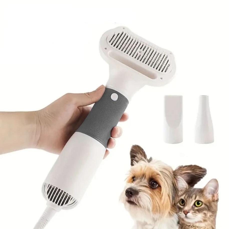 3-in-1 Low Noise Pet Dryer & Grooming Comb by HitMyNeed