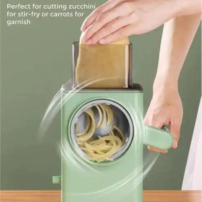 3-in-1 Manual Drum Vegetable Slicer and Grater Set by HitMyNeed