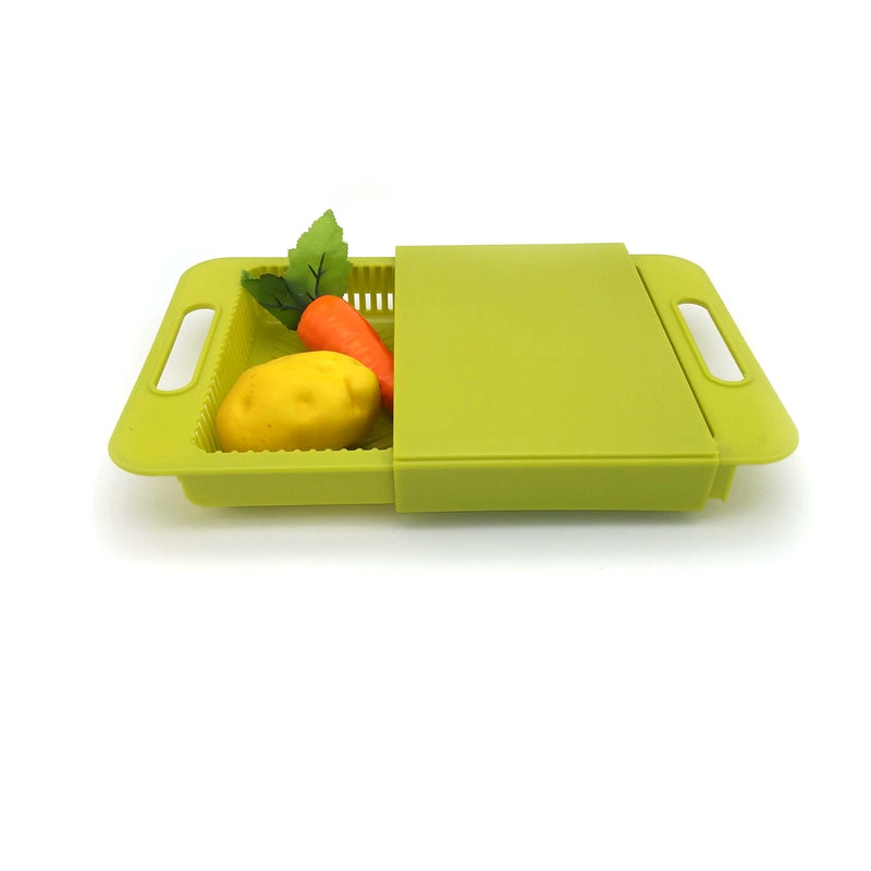 3-In-1 Over-the-Sink Cutting Board & Colander by HitMyNeed