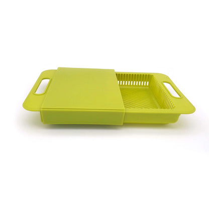 3-In-1 Over-the-Sink Cutting Board & Colander by HitMyNeed
