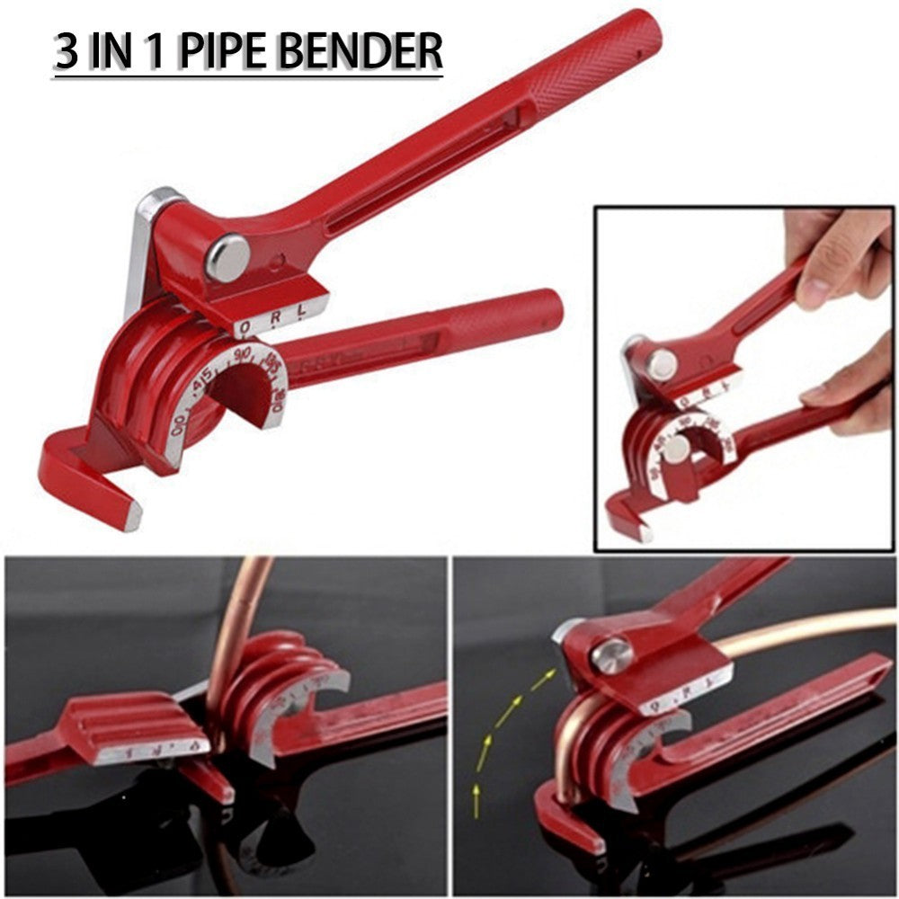 3-in-1 Pipe Tube Bender 180° Handheld Tool by HitMyNeed