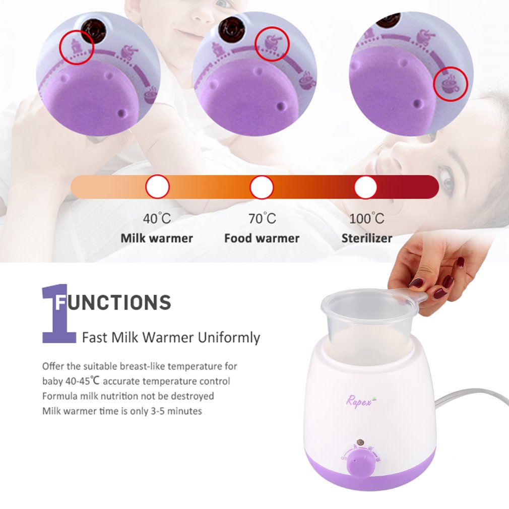 3-in-1 Portable Baby Bottle Warmer & Sterilizer by HitMyNeed