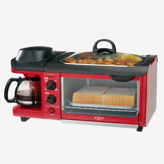 3-in-1 Portable Breakfast Maker Oven with Coffee Maker by HitMyNeed