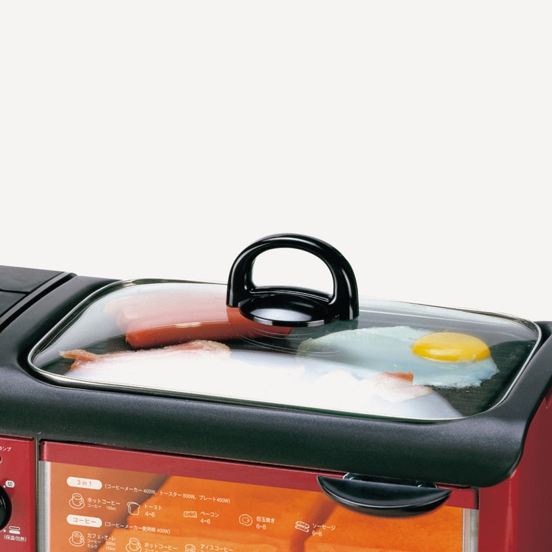 3-in-1 Portable Breakfast Maker Oven with Coffee Maker by HitMyNeed