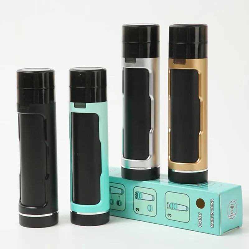 3-in-1 Portable Cigarette Case with Manual Grinder by HitMyNeed