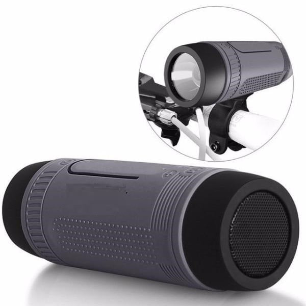 3-in-1 Rechargeable Bike Light, Speaker & Power Bank by HitMyNeed