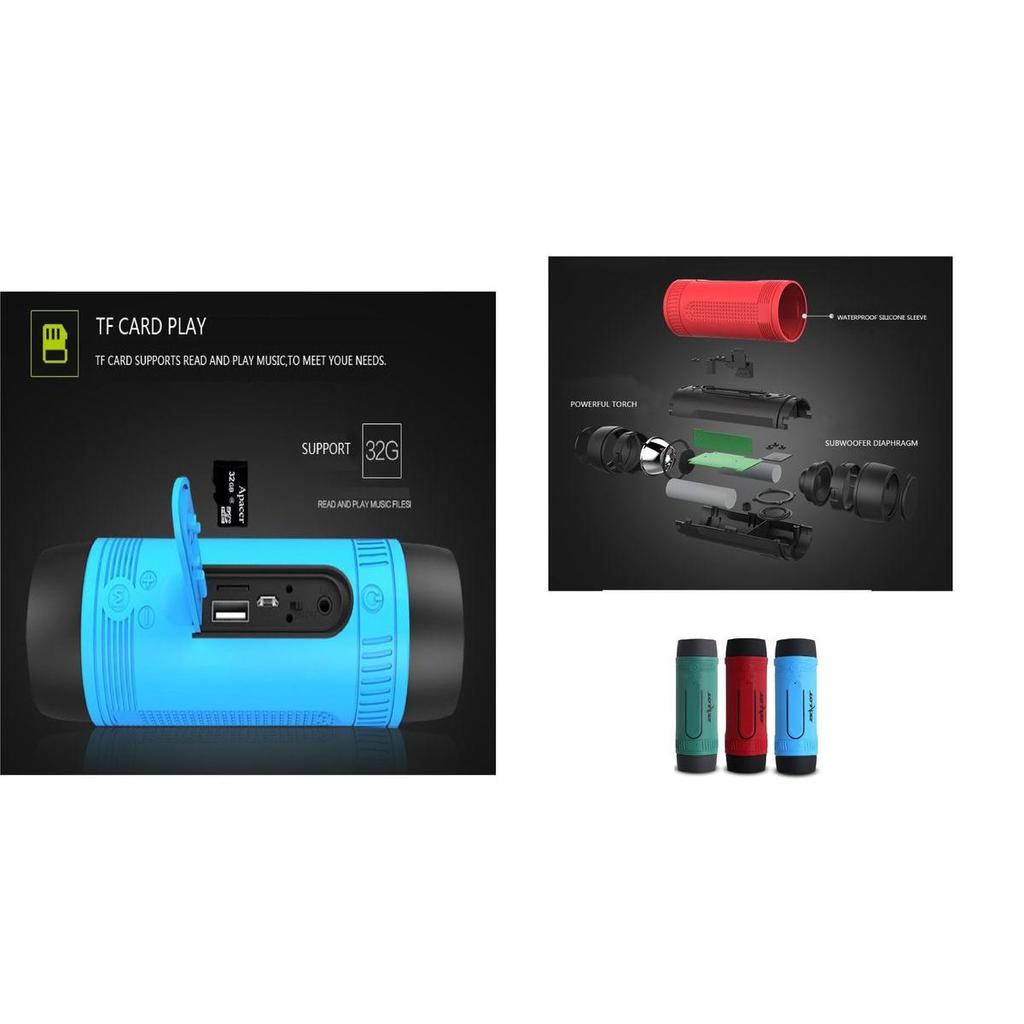 3-in-1 Rechargeable Bike Light, Speaker & Power Bank by HitMyNeed