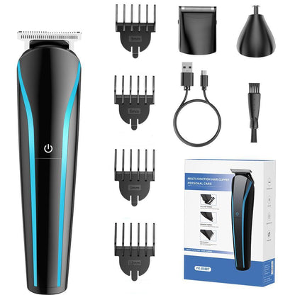 3-in-1 Rechargeable Men's Hair, Beard & Nose Trimmer by HitMyNeed