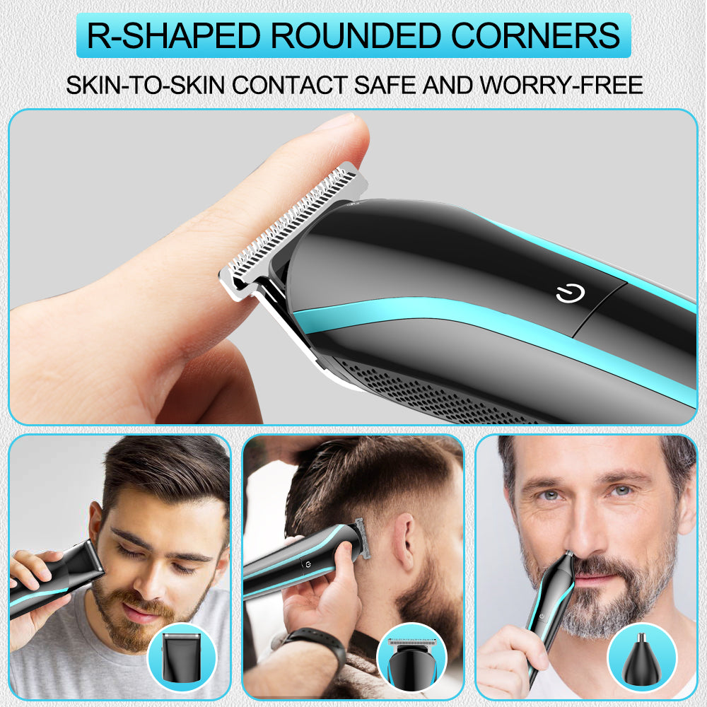 3-in-1 Rechargeable Men's Hair, Beard & Nose Trimmer by HitMyNeed
