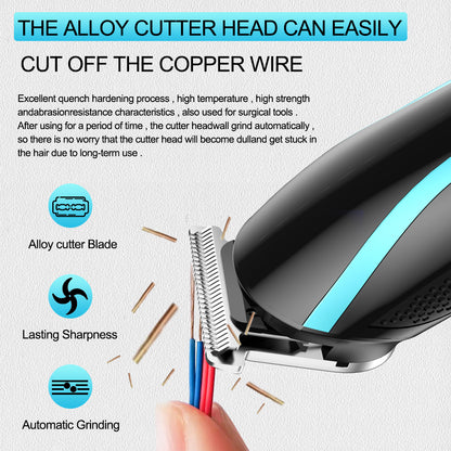 3-in-1 Rechargeable Men's Hair, Beard & Nose Trimmer by HitMyNeed