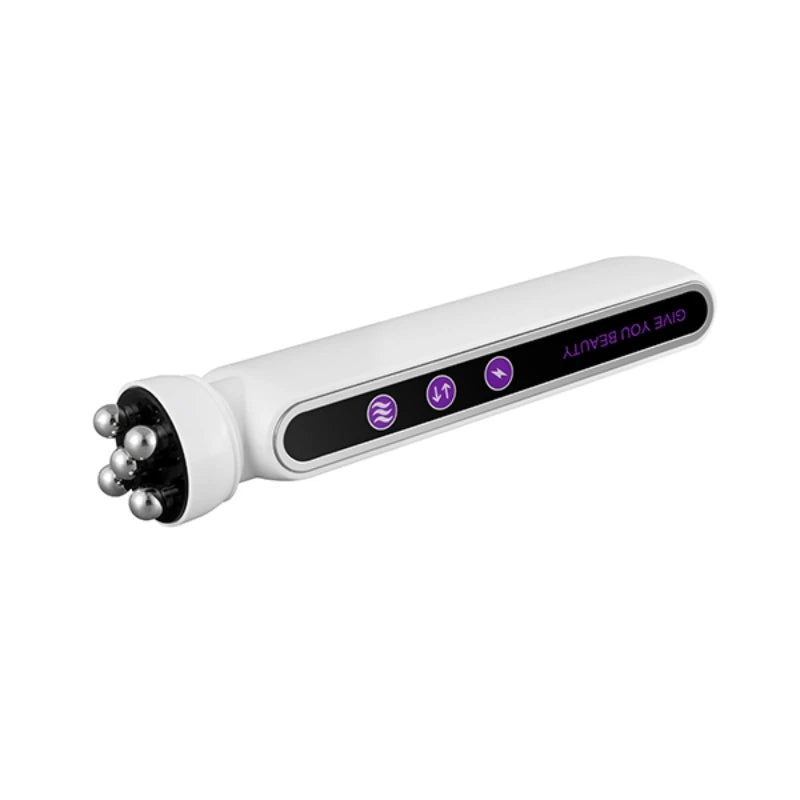 3-in-1 RF Heating EMS 360° Facial Roller Massager by HitMyNeed