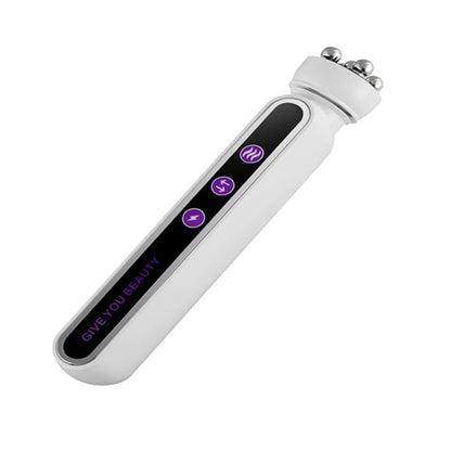 3-in-1 RF Heating EMS 360° Facial Roller Massager by HitMyNeed