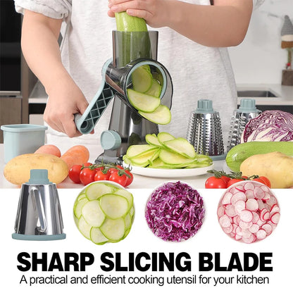 3 in 1 Rotary Cheese Grater & Vegetable Slicer by HitMyNeed