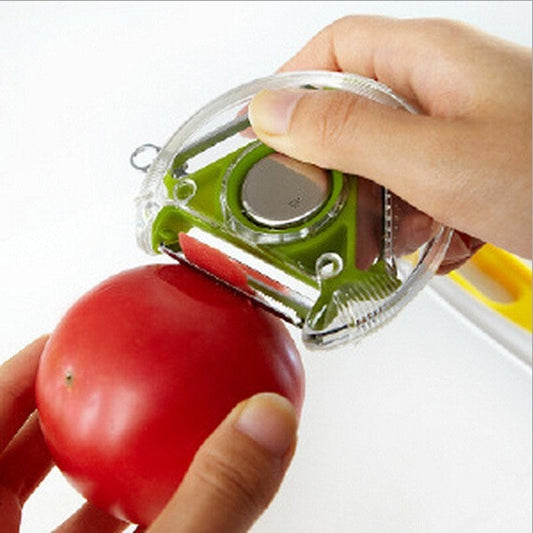 3-in-1 Rotating Blade Kitchen Peeler by HitMyNeed