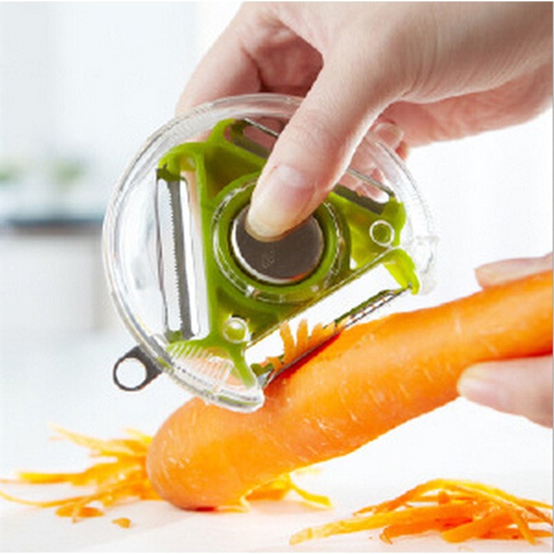 3-in-1 Rotating Blade Kitchen Peeler by HitMyNeed