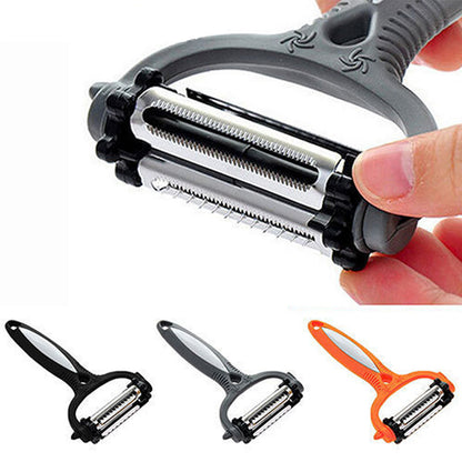 3-in-1 Rotating Vegetable Peeler and Slicer Tool by HitMyNeed