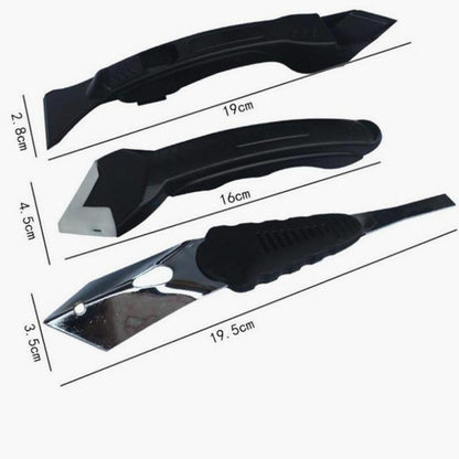 3-in-1 Sealant Scraper Tool with 4 Heads by HitMyNeed