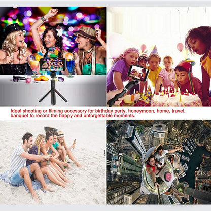 3-in-1 Selfie Stick Tripod with Bluetooth Remote by HitMyNeed