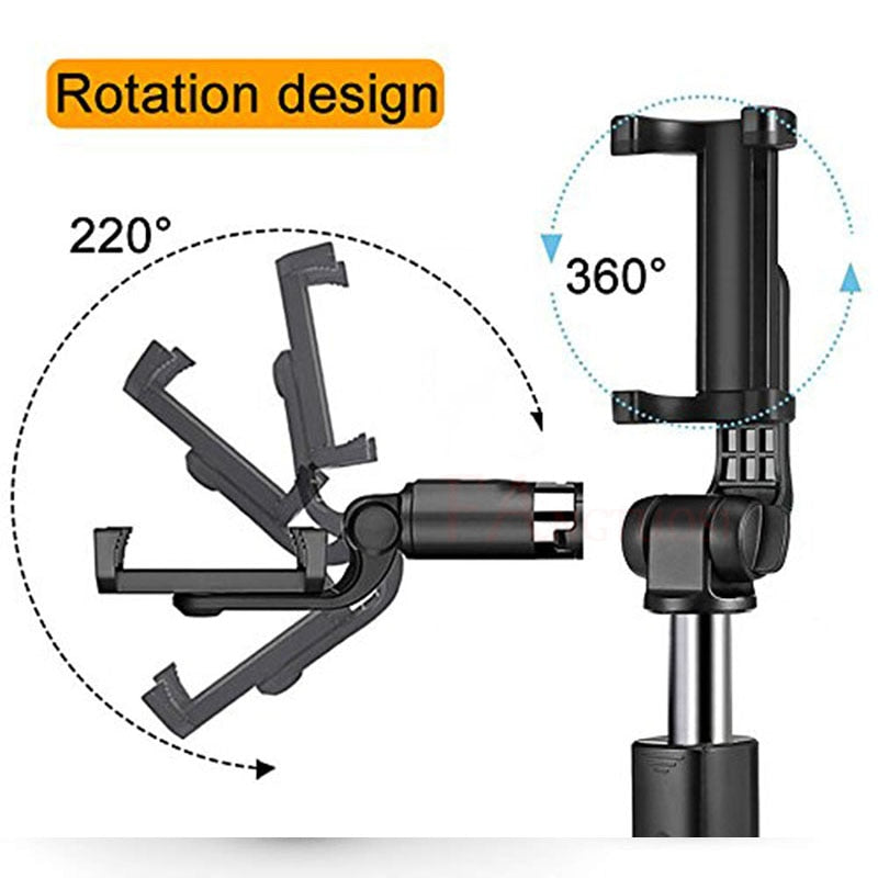 3-in-1 Selfie Stick Tripod with Bluetooth Remote by HitMyNeed