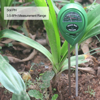 3-in-1 Soil Moisture, pH and Light Tester by HitMyNeed