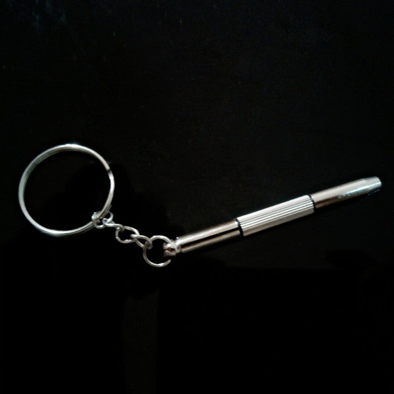 3-in-1 Stainless Steel Eyeglass Screwdriver Keychain by HitMyNeed