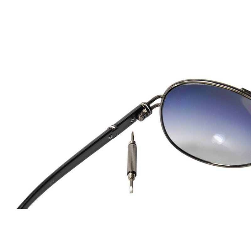 3-in-1 Stainless Steel Eyeglass Screwdriver Keychain by HitMyNeed