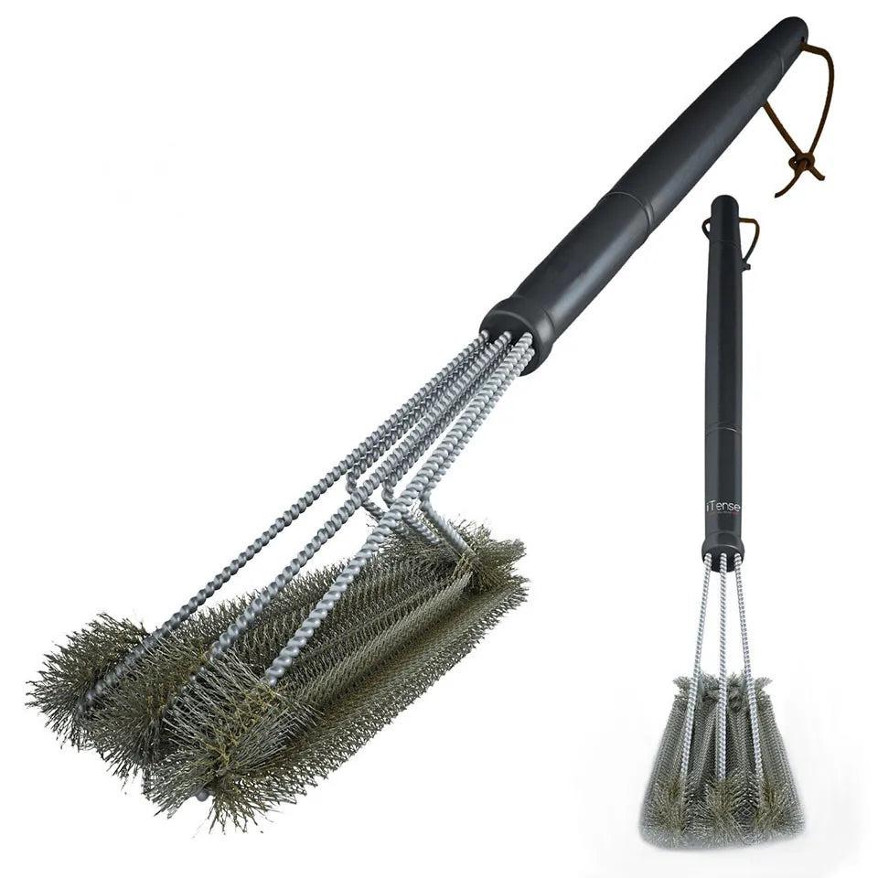 3-in-1 Stainless Steel Grill Cleaning Brush by HitMyNeed