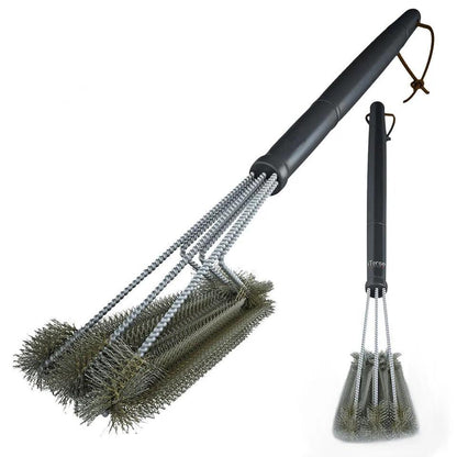 3-in-1 Stainless Steel Grill Cleaning Brush by HitMyNeed