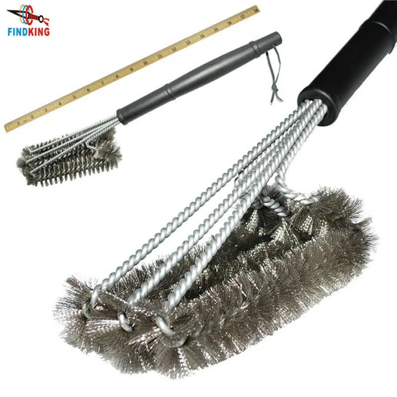 3-in-1 Stainless Steel Grill Cleaning Brush by HitMyNeed