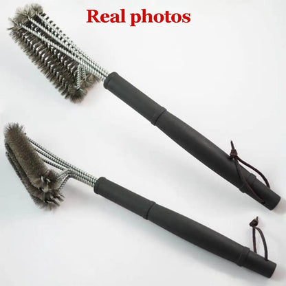 3-in-1 Stainless Steel Grill Cleaning Brush by HitMyNeed