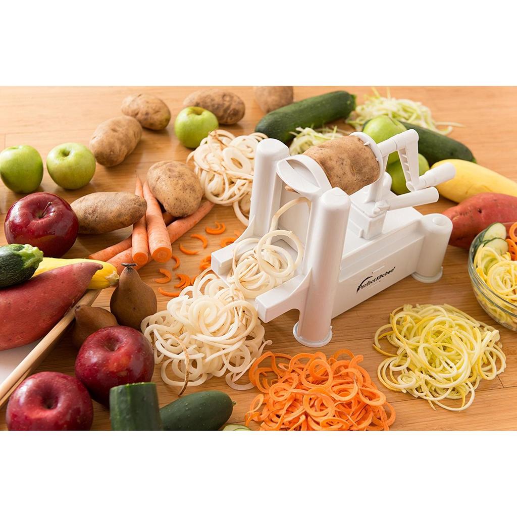 3-in-1 Tri-Blade Vegetable Slicer and Spiralizer by HitMyNeed