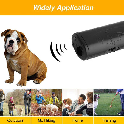3-in-1 Ultrasonic Dog Anti-Bark & Training Device by HitMyNeed